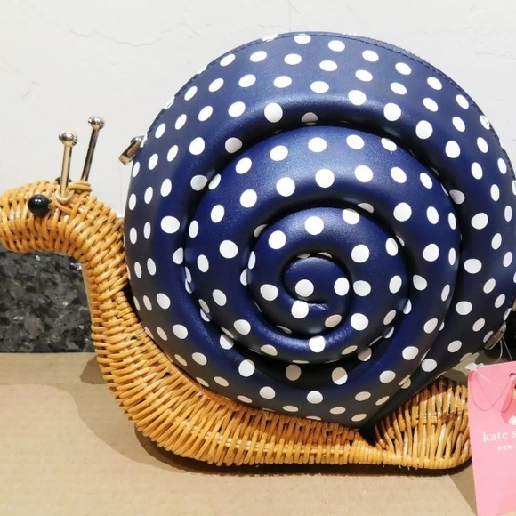 kate spade Handbags - Kate Spade Enchanted Forest Wicker Scarlet polka